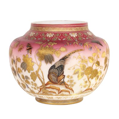 Lot 399 - English Aesthetic Movement Gilt, Platinum and...
