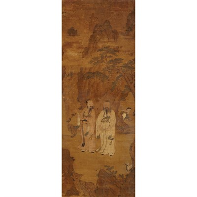 Lot 366 - Chinese School 18th/19th Century Scholars and...