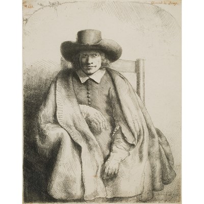 Lot 165 - Rembrandt van Rijn CLEMENT DE JONGHE (B. 272)...