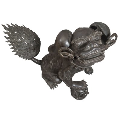 Lot 136 - Chinese Bronze Foo Lion 17th/18th century or...