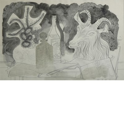 Lot 18 - Byron Browne American, 1907-1961 Still Life...