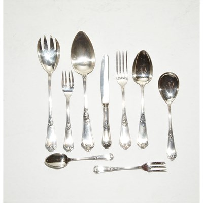 Lot 499 - Bruckmann Sterling Silver Flatware Service...
