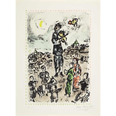 Lot 42 - Marc Chagall CONCERT IN THE SQUARE (M. 1003)...