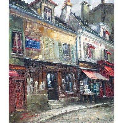 Lot 52 - Julien Porisse French, b. 1927 Au Cadet de...