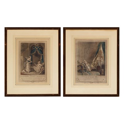 Lot 80 - After Johann Heinrich Eberts LE BAIN; LE...