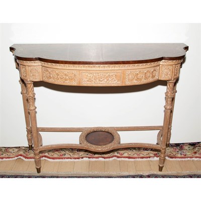 Lot 365 - George III Style Mahogany and Painted Wood...