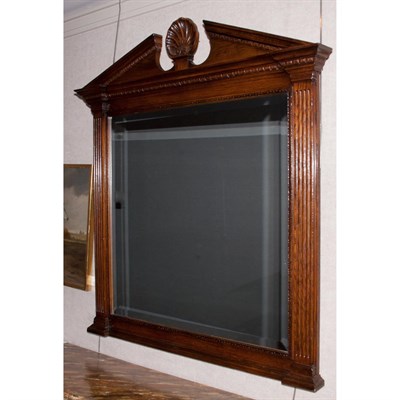 Lot 231 - George III Style Mahogany Mirror Height 57...