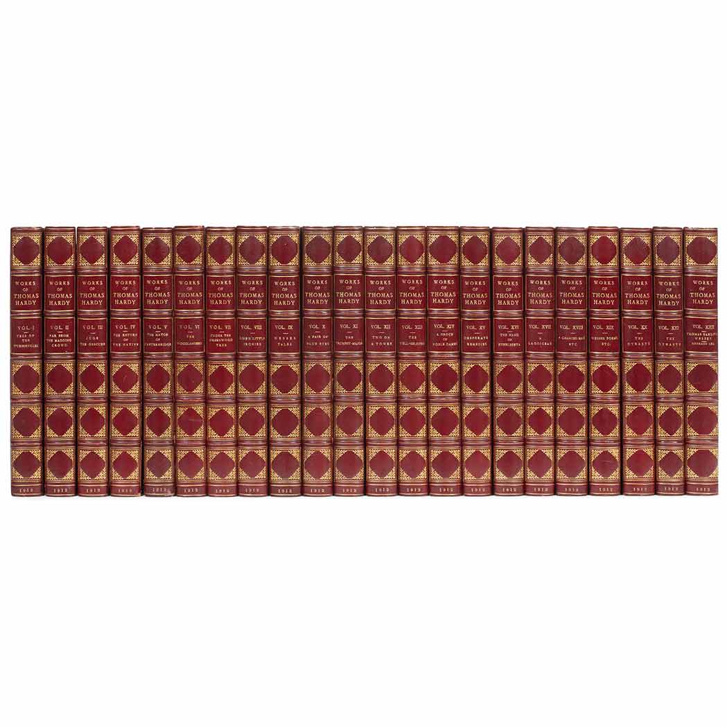 Lot 485 - [FINE BINDING] HARDY, THOMAS. The works of...