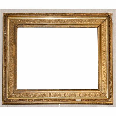 Lot 75 - Plaster and Wood Gold Painted Frame 44 x 37...