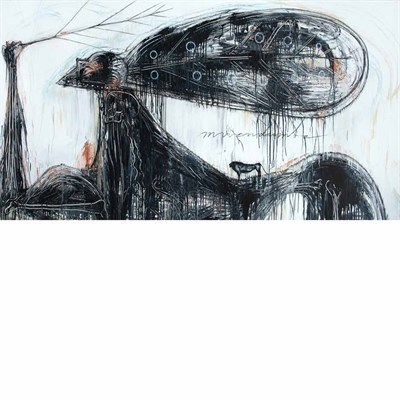 Lot 372 - Jose Bedia Cuban, b. 1959 Mwendumba, 2008...