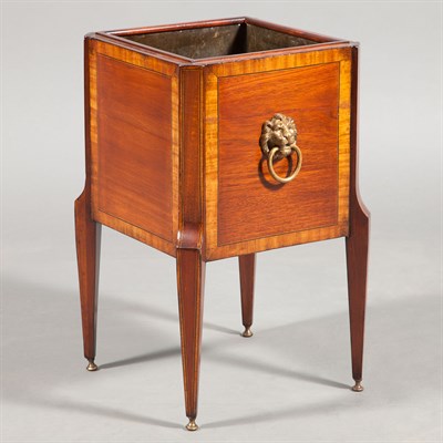 Lot 423 - George III Style Mahogany Jardiniere Of square...