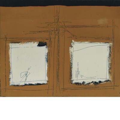 Lot 123 - Achille Perilli Italian, b. 1927 Conzienza di...