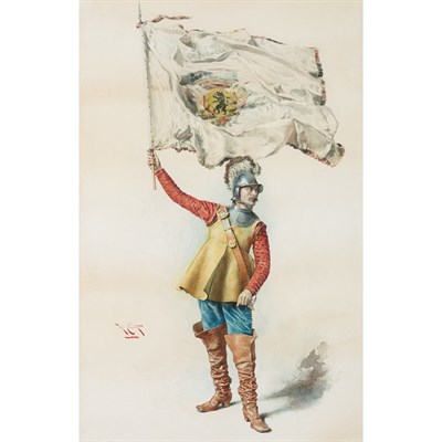 Lot 26 - Lodovico de Courten Italian, 19th Century...