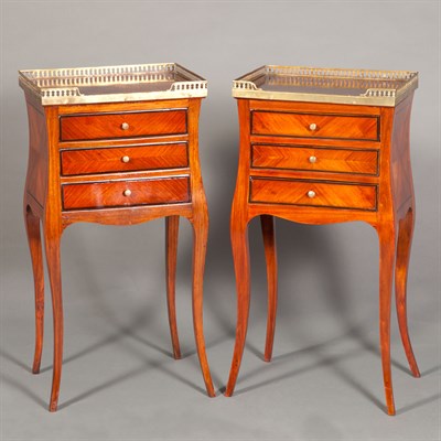 Lot 113 - Pair of Transitional Louis XV/XVI Style...