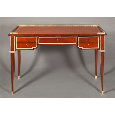 Lot 114 - Louis XVI Style Gilt-Metal Mounted Mahogany...