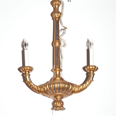 Lot 348 - Louis XVI Style Gilt-Wood and Black Painted...