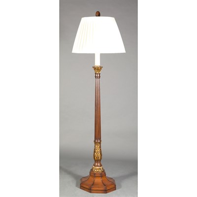Lot 128 - Louis XVI Style Carved, Parcel Gilt and...