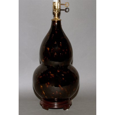 Lot 281 - Chinese Style Double-Gourd Porcelain Vase...