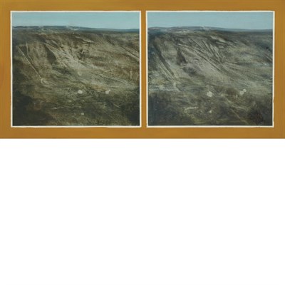 Lot 348 - Llyn Foulkes American, b. 1934 Twin Hills,...