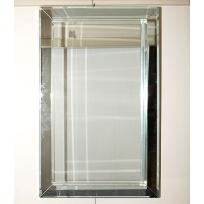 Lot 386 - Art Deco Style Mirror Framed Mirror Height 47...