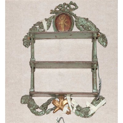 Lot 182 - Italian Style Painted Wood Two-Tier Hanging...