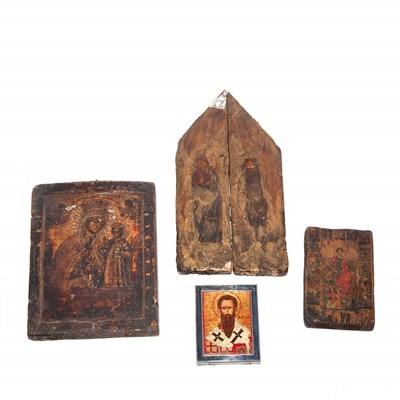 Lot 188 - Group of Icons Approximately fifteen pieces.