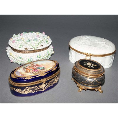 Lot 145 - Group of Gilt-Metal Mounted Porcelain and...