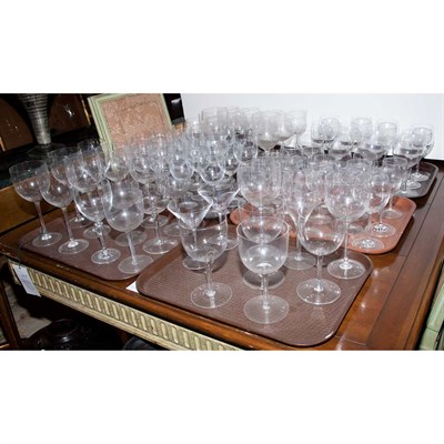 Lot 229 - Group of Colorless Glass Stemware...