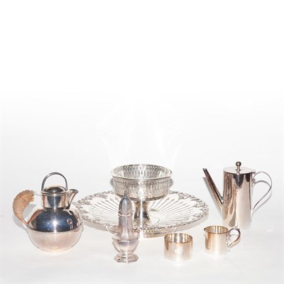Lot 292 - Group of Silver Plated Table Articles