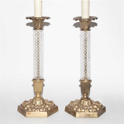Lot 298 - Pair of Neoclassical Style Gilt-Metal and...