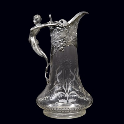 Lot 515 - WMF Jugendstil Silver Plate Mounted Wheel...