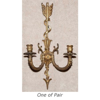 Lot 332 - Pair of Neoclassical Style Gilt-Bronze...
