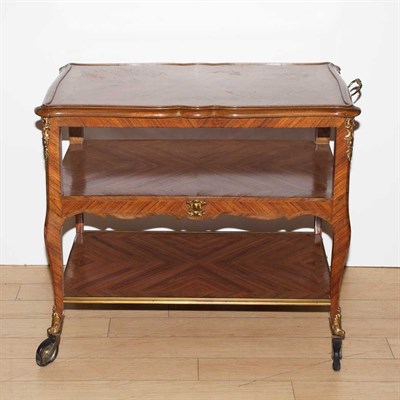 Lot 367 - Transitional Louis XV/XVI Style Fruitwood Cart...