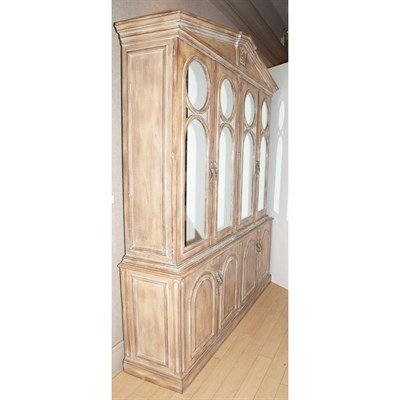 Lot 386 - Neoclassical Style Mirrored and Painted Wood...