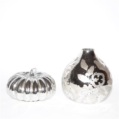 Lot 423 - Group of Eight Mercury Glass Style Vessels...
