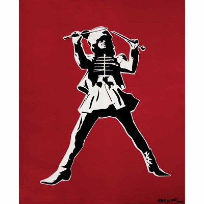 Lot 385 - Blek le Rat French, b. 1951 Resist Against the...