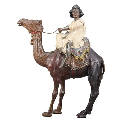 Lot 330 - Austrian Cold-Painted Bronze Figure of a...