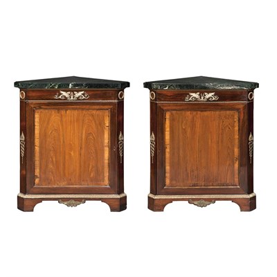 Lot 107 - Pair of Empire Style Gilt-Metal Mounted...