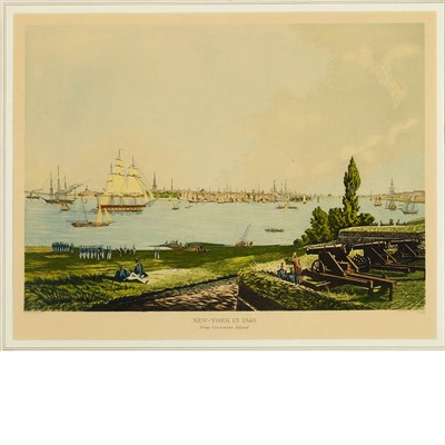 Lot 87 - L. Augier NEW-YORK IN 1852 Hand-colored color...