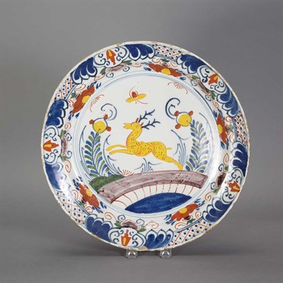 Lot 108 - Pair of Continental Polychrome Decorated...