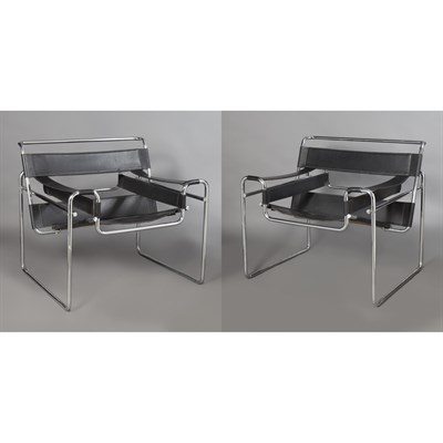 Lot 245 - Marcel Breuer Hungarian, 1904-1981 Pair of...
