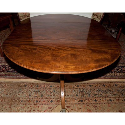 Lot 503 - George III Mahogany Triple-Pedestal Dining...