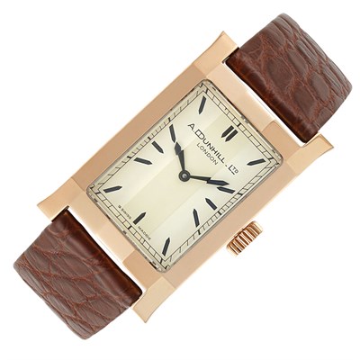 Lot 451 - Gentleman's Rose Gold 'Limited Edition' Wristwatch, Dunhill