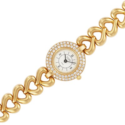 Lot 518 - Lady's Gold and Diamond Wristwatch, Van Cleef & Arpels, Paris
