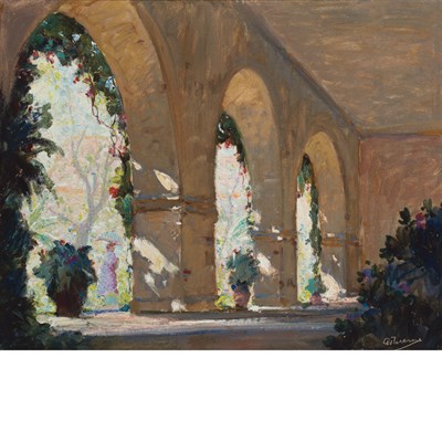 Lot 104 - Anthony Thieme American, 1888-1954 Sunny South...