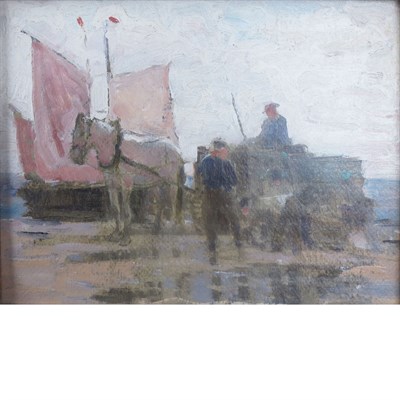 Lot 102 - Attributed to Anthony Thieme Unloading the Day'...