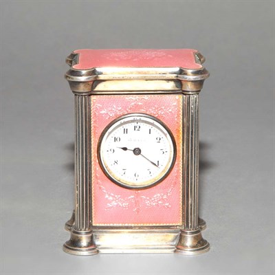 Lot 236 - William B. Kerr & Co. Art Deco Pink Guilloche...