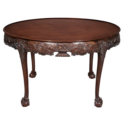 Lot 389 - George II Style Mahogany Center Table...