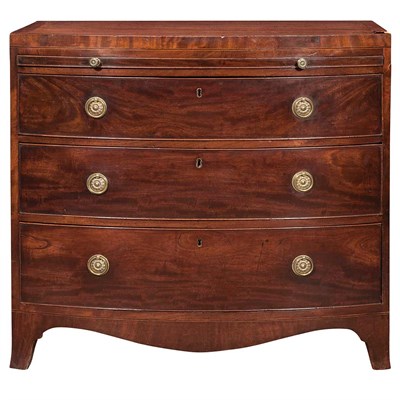 Lot 430 - George III Inlaid Mahogany Chest of Drawers...