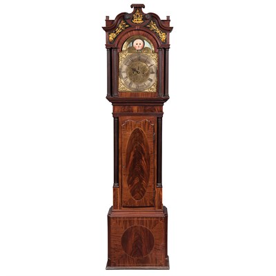 Lot 554 - George III Japanned, Parcel Gilt and Inlaid...